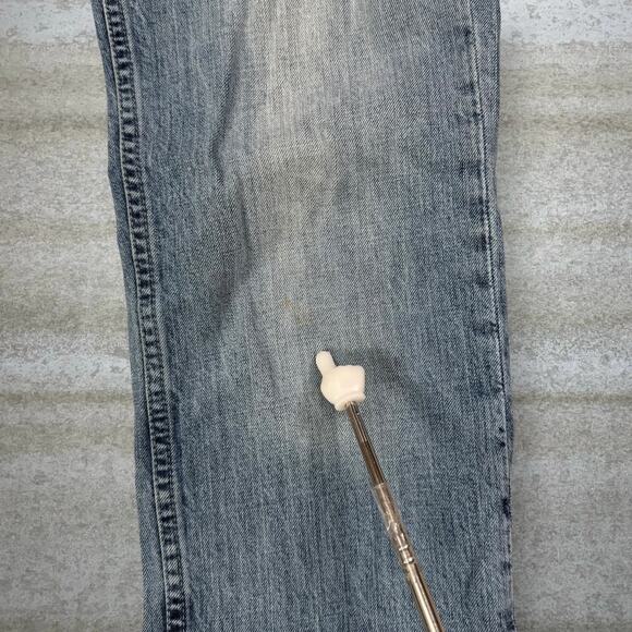 Levis Jeans 514 Regular Straight Leg Fit Light Wash Denim - Picture 8 of 9